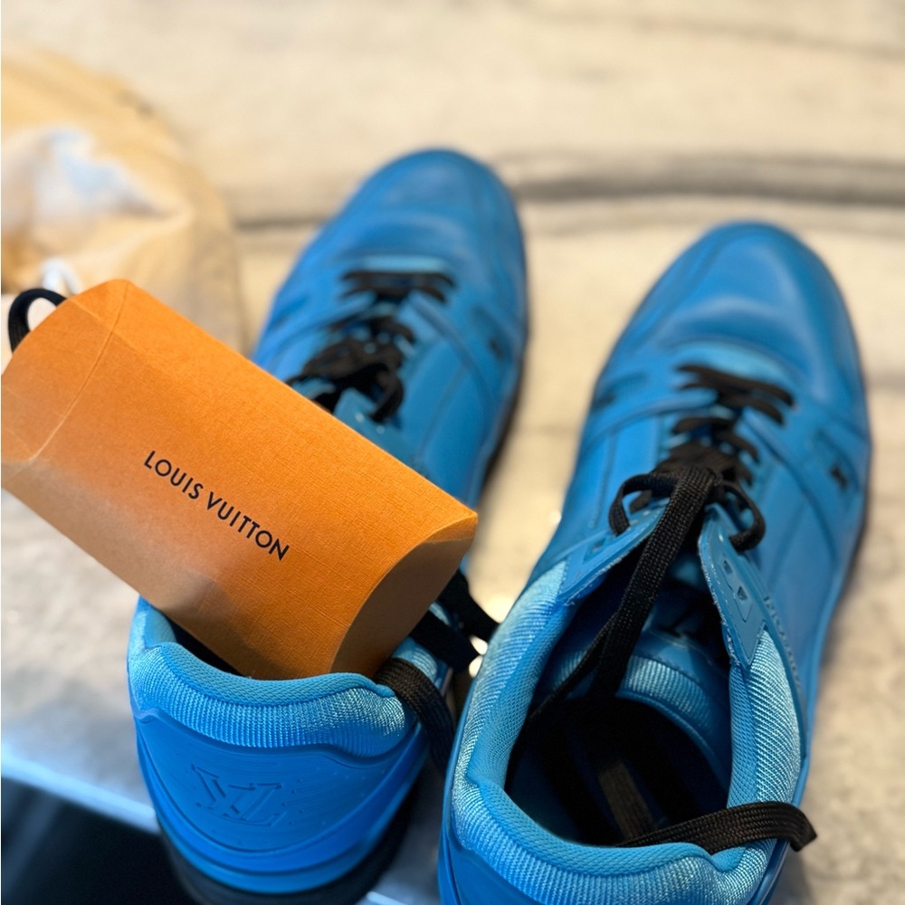 Louis Vuitton Vibrant Blue Athletic Shoes